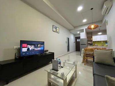 Apartamento de dos dormitorios con balcón — Sunrise Cityview Apartments - Near Lotte Mart & D1